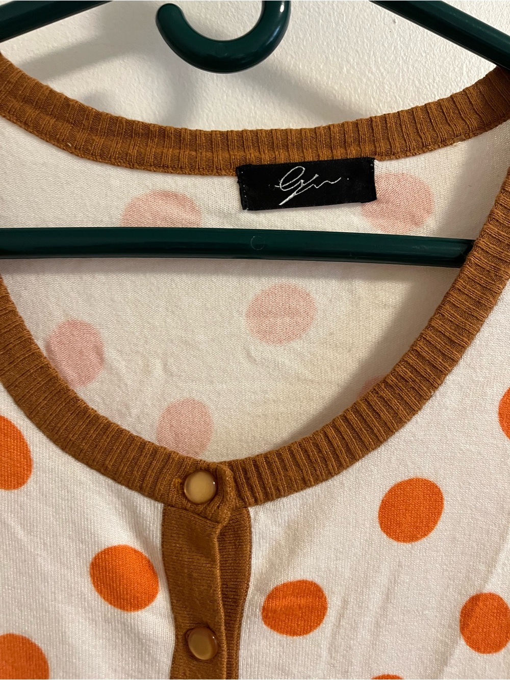Whimsy Polka Dot Cardigan - Picture 2 of 3